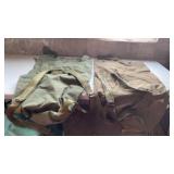 2 MILITARY DUFFLE BAGS