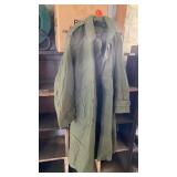 MILITARY TRENCH COAT- SIZE SMALL -