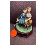 NORMAN ROCKWELL MUSIC BOX- CLOSE TO YOU SONG -