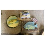 FISHING WALL DECOR , PLANTER AND PLATE