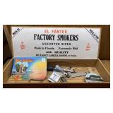 CIGAR BOX POST CARDS, OPENERS, COOKIE CUTTER AND