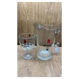 MICHELOB PITCHER, BEER MUG