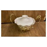 MIRAMAR 1956 OVEN PROOF DISH WITH STAND