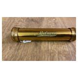 VINTAGE BELMONT BRASS RECORD KEEPER FOR CASKETS