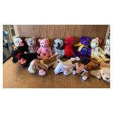 12 BEANIE BABIES