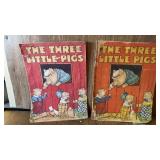 1911,-2, THE THREE LITTLE PIGS  CLOTH BOOKS