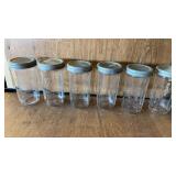 VINTAGE BALL FREEZER JARS WITH GALVANIZED LIDS