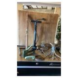 SCHWINN AIR PUMP, STAPLER, MISC