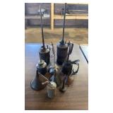 OIL CANS AND FUNNELS