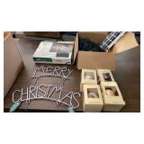 CHRISTMAS ORNAMENTS, DECORATION AND LIGHTS