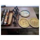 TRAYS, FRENCH  BREAD BAKER, CANDLE HOLDER