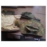 MILITARY HATS, BACK PACK, TRENCH DIGGER,