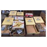 CIGAR BOXES FULL OF MISC HARDWARE