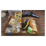 BICYCLE SEATS, STRING, BRUSHES, HARDWARE