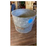 5 GALLON GALVANIZED GREASE BUCKET