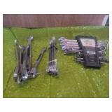 9 PC PITTSBURGH COMBINATION WRENCH SET,  4 PC
