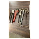 PIPE WRENCH AND OTHER TOOLS