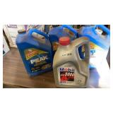 4 - BOTTLES OF MOTOR OIL