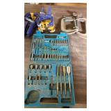 C CLAMPS, QUCK GRIPS AND DRILL BITS