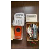 BOX OF ELECTRICAL, LCD DISPLAY, FIRST ALERT