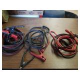 3 SETS OF JUMPER CABLES