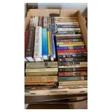 BIG BOX OF HARD BACK AND PAPERBACK BACK NOVELS