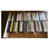 BOX OF CASSETTE TAPES