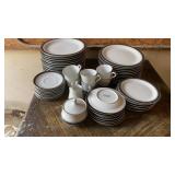 INCOMPLETE SET OF BROOKWOOD PORCELAIN DISHES