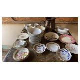ASSORTMENT OF CHINA AND OTHER DISHES- BIG PRETTY