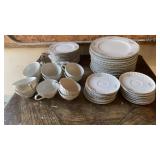 SET OF GENUINE PORCELAIN CHINA, GOLD STANDARD ,