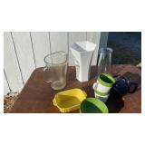 RUBBERWARE BY THERMO TEMP, BOWLS AND CUPS, BEER