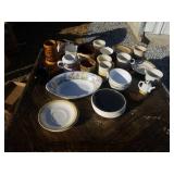 MISCELLANOUS CUPS, SAUCERS AND OTHER ITEMS