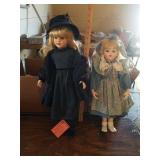 2 SHOWSTOPPERS PORCELAIN DOLLS