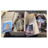 2 BOYDS COLLECTION- YESTERDAYS CHILD DOLLS-