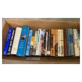 BOX OF BOOKS- HARD BACK NOVELS
