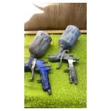 2 TOP FEED PAINT GUNS