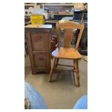 POTATO BIN AND CHAIR