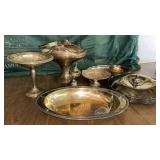STERLING SILVER PIECES AND SILVER PLATED ITEMS