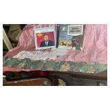 DOILIES, LONG WALL HANGING , JFK ALBUM AND VINTAGE