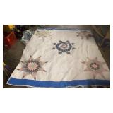 STAR QUILT 70  by 90 IN