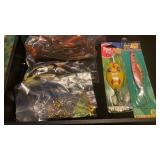 2 SHINY LURES IN PKG -4 IN AND 3 BAGS HOOKLESS
