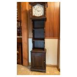 GRANDFATHER STYLE BATTERY OPERATED CLOCK  5 FT BY
