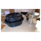 MIRRO MATIC PRESSURE COOKER AND ROASTING PAN
