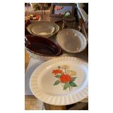 STONEWARE DISHES , PLATTER , , CONTAINER,