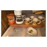 MR COFFEE4 CUP COFFEE MAKER, STORAGE CANISTER SET