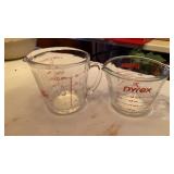 PYREX &  FIRE KING MEASURING CUPS