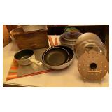 POTS, PANS, RECIPE HOLDER, COOKIE SHEET