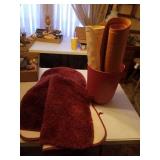 BATHROOM ACCESSORIES  - MATS, RUGS, WASTEBASKET