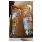 COORS AND 1971 CHURCHHILL DOWN GLASS