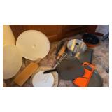 ROLLING PIN ,PANS, TUPPERWARE , AND OTHER KITCHEN